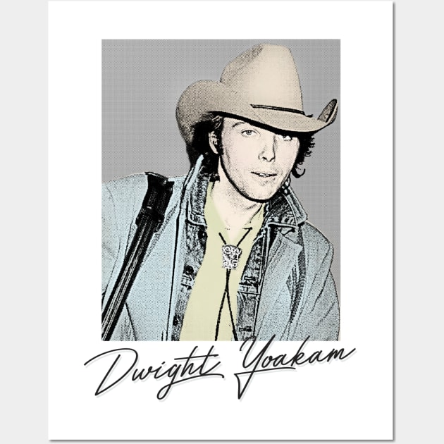 Dwight Yoakam / Country Music Fan Design Wall Art by CultOfRomance